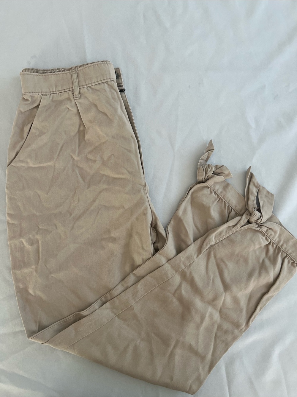 Abercrombie & fitch pants with ankle ties